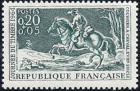 timbre N° 1406, Journée du timbre - Courrier à cheval du XVIIIème siècle