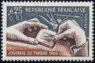 timbre N° 1477, Journée du timbre - La gravure en taille-douce