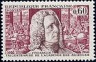 timbre N° 1487, Bernard le Bovier de Fontenelle (1657-1757) écrivain.