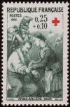 timbre N° 1508, Croix rouge