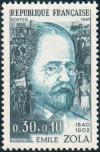 timbre N° 1511, Emile Zola (1840-1902) écrivain et journaliste français