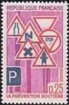 timbre N° 1548, Prévention routière