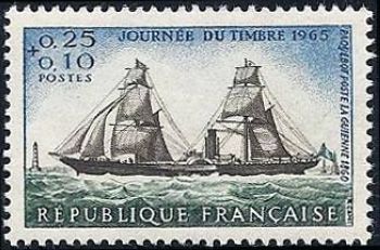  Journée du timbre - Paquebot-Poste La Guienne 1860 