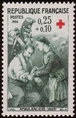  Croix rouge <br>Ambulancière de 1859