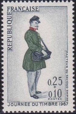  Journée du timbre - Facteur du Second Empire 