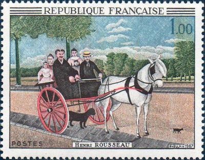  douanier Henri Rousseau (1844-1910) « La carriole du père Juniet » 