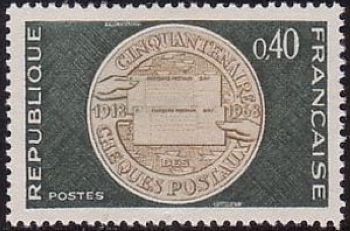  Cinquantenaire des comptes courants postaux (chèques postaux) 