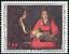 timbre N° 1479, Georges de La Tour «Le nouveau né»