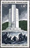 timbre N° 1604, Combats du Mont Mouchet