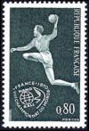 timbre N° 1629, 7ème championnat du monde de handball