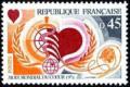 timbre N° 1711, Mois mondial du coeur