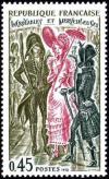 timbre N° 1729, Incroyables et Merveilleuses d´après Carle Vernet