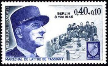  Maréchal de Lattre de Tassigny - Armistice du 8 mai 1945 <br>Berlin 8 mai 1945