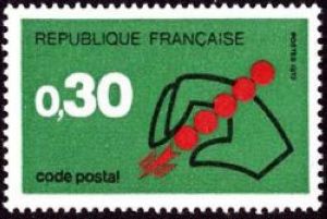  Code Postal à 0 F 30 vert 