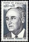 timbre N° 1827, Eugène Thomas (1903-1969) ministre, grand résistant