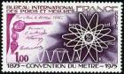 timbre N° 1844, Bureau international des poids et mesures - Convention du mètre