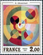 timbre N° 1869, Robert Delaunay (1885-1941) « La joie de vivre »