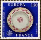 timbre N° 1878, Europa - Porcelaine de Sèvres 1787