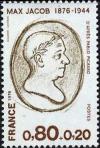 timbre N° 1881, Max Jacob (1876-1944) poète et romancier