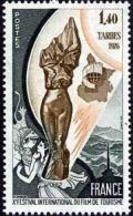 timbre N° 1906, Xème festival international du film de tourisme Tarbes 1976