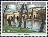 timbre N° 1923, Camille Corot (1796-1875) « Le Pont de Mantes »