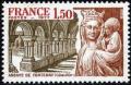 timbre N° 1938, Abbaye de Fontenay (XII siecle) Côte-d'Or