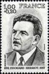 timbre N° 1953, Edouard Herriot (1872-1957) homme d'État