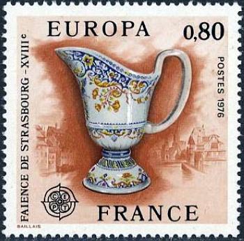  Europa - CEPT <br>Faïence de Strasbourg XVIIIème siècle