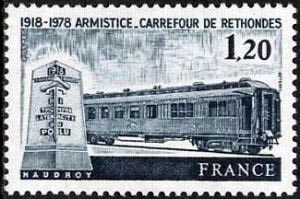  60éme anniversaire de l'armistice à Rethondes 