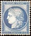  Cérès 25c bleu dentelé 