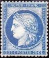  Cérès 25c bleu dentelé 