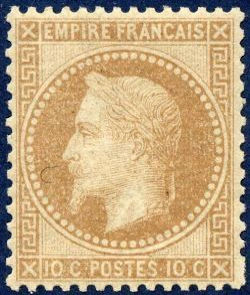  Napoléon III 10 c - Empire lauré 