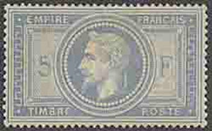 Napoléon III 5 F - Empire lauré 