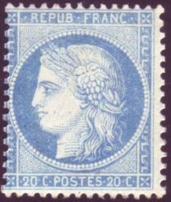 Cérès 1849 dentelé - Emission dite du siège de Paris type de 1849 