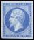 timbre N° 14B, Napoléon III 20 c - EMPIRE FRANC non dentelé