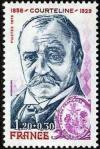 timbre N° 2032, Georges Moinaux dit Courteline (1858-1929) romancier et dramaturge français