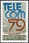 timbre N° 2055, «TELECOM 79» Genève 20-26 sept 1979