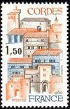 timbre N° 2081, Cordes (Tarn) - Cité médiévale
