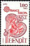 timbre N° 2086, Saint-Benoit - Europa