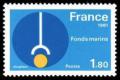 timbre N° 2129, Fonds marins (recherche des dépots pélagiques)