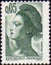 timbre N° 2178, Type Liberté de Gandon 0,05 f