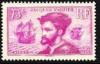 timbre N° 296, Jacques Cartier (1491-1557) découvreur du Canada et du Labrador