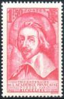 timbre N° 305, Cardinal de Richelieu (1585-1642) fondateur de l'Académie Française.