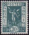 timbre N° 323, Propagande pour l'exposition internationale de Paris