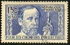 timbre N° 333, Louis Pasteur (1822-1895) - Pour les chômeurs intellectuels