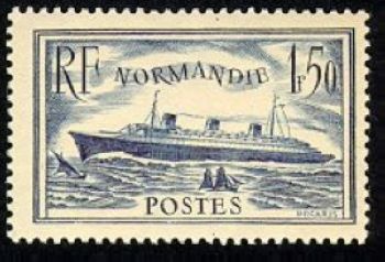 timbre N° 299, Paquebot «Normandie»