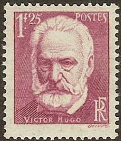 timbre N° 304, Victor Hugo (1802-1885) poête, dramaturge