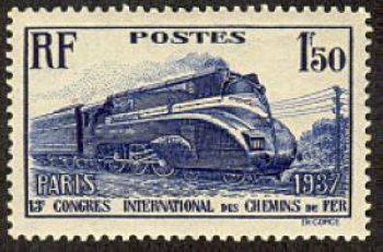  13ème congrès international des chemins de fer à Paris 