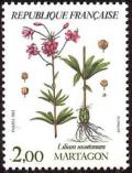 timbre N° 2267, Fleurs de montagne (martagon)
