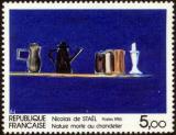 timbre N° 2364, Nicolas de Staël  « Nature morte au chandelier »